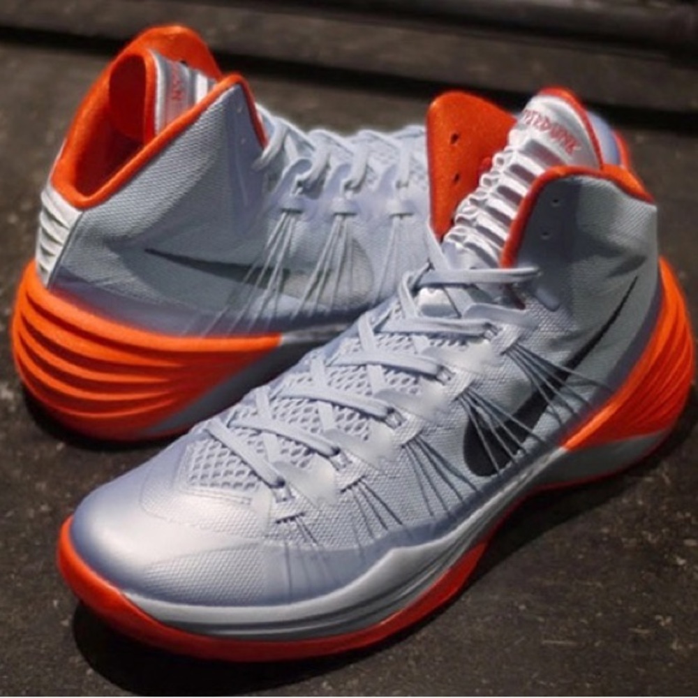 Nike Hyperdunk 2013 – Light Armory Blue – Team Orange size #10